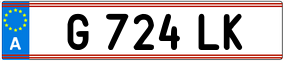 Truck License Plate